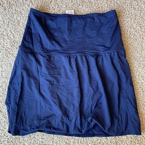 High waisted lands end swim skirt